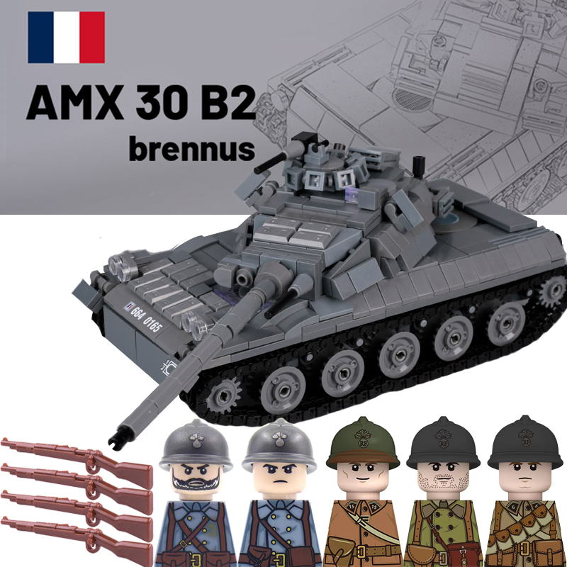 Lego Compatible Military Tank - Blocs de construction de char militaire