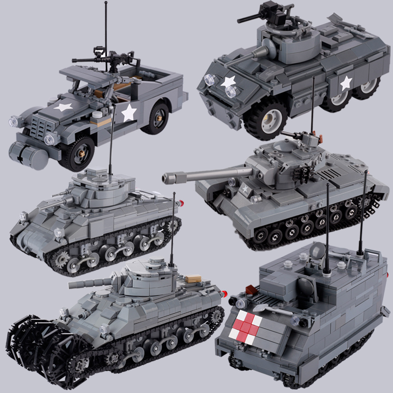 Lego Compatible Military Tank - Blocs de construction de char militaire