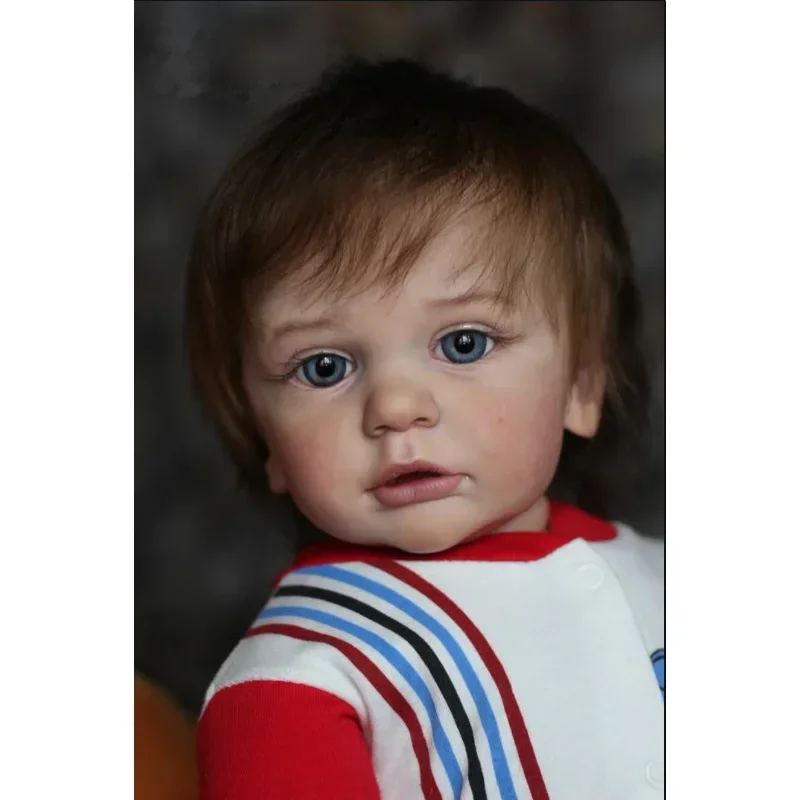 Reborn Baby Doll Silicone Realistic - 60CM réaliste 24 pouces réel toucher