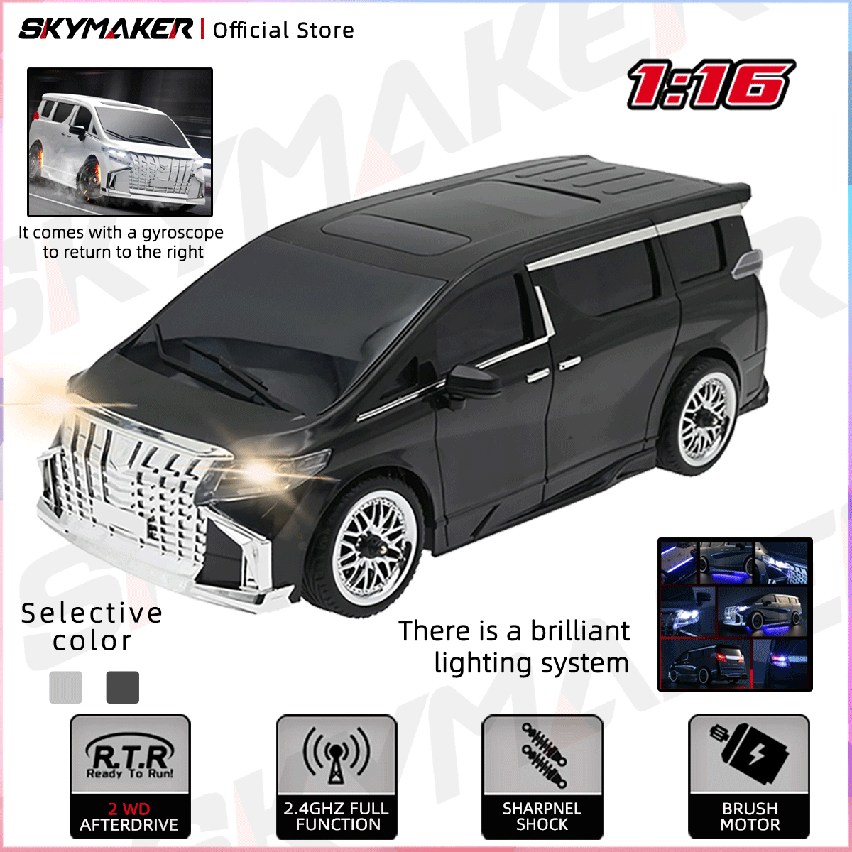 Rc Drift Car 1 24 Scale 4Wd - Voiture de drift RC MN68 à