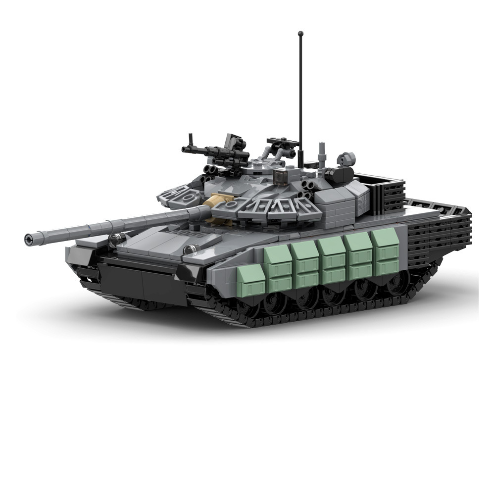 Lego Compatible Military Tank - Camion d'armes militaires de la seconde