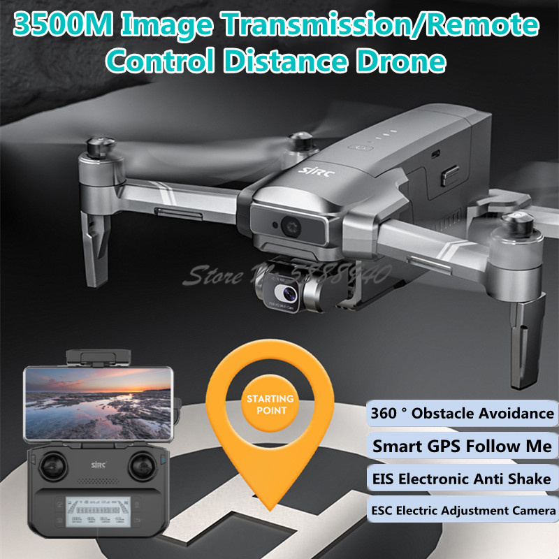 Fpv Brushless Rc Drone 4K - Aérien professionnel réel 4K GPS suivez-moi