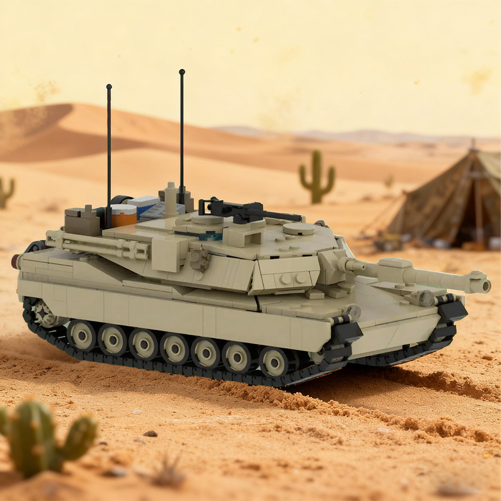 Lego Compatible Military Tank - Blocs de construction MOC M1A2 Abrams,