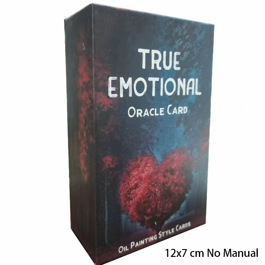 Tarot Cards Deck With Guidebook - Jeux de cartes Oracle véritables émotionnels