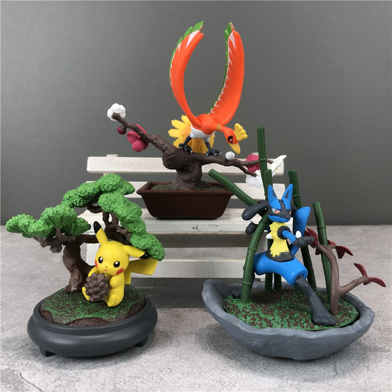 Anime Action Figure Blind Box - ReMent Collection de Bonsaï Pokémon Boîte