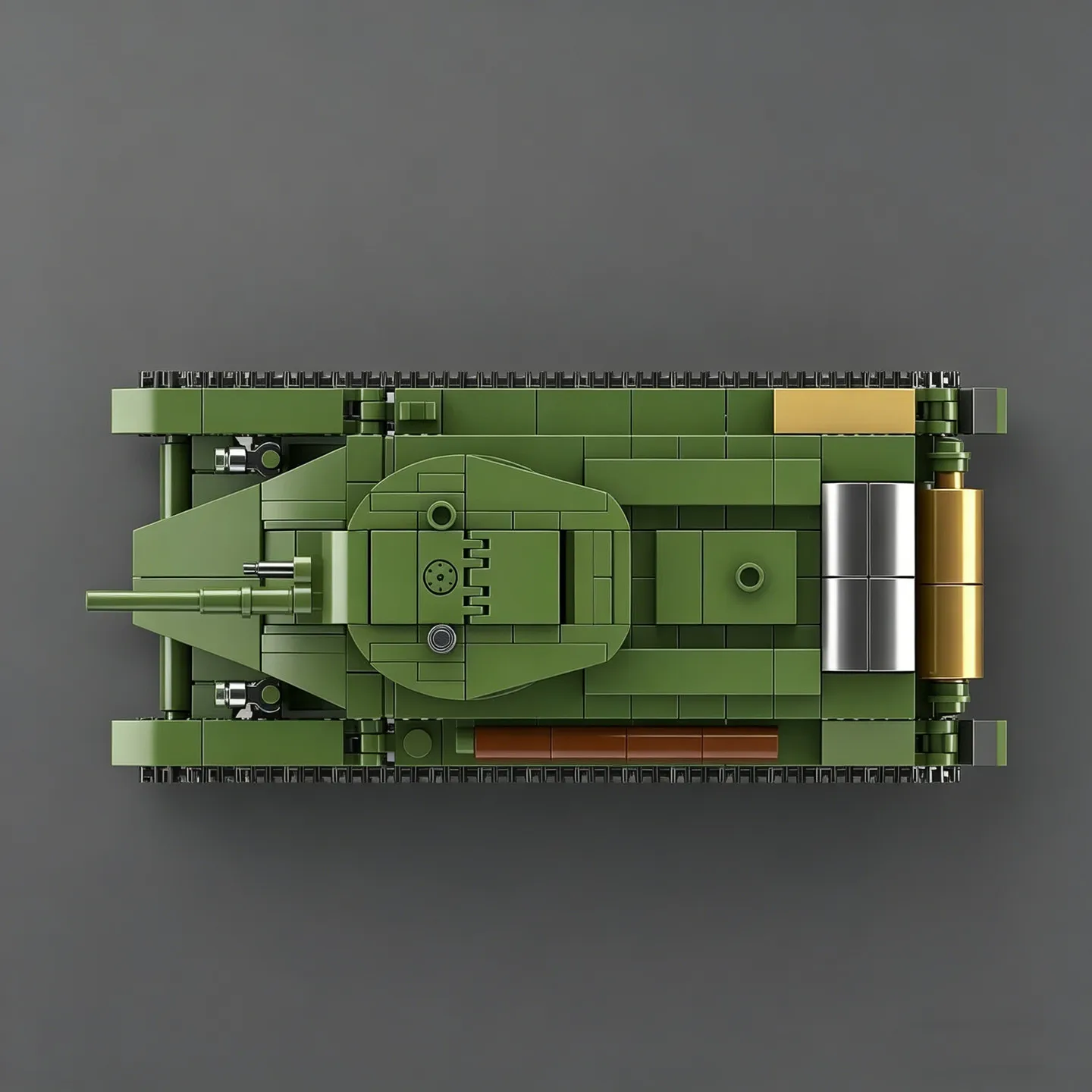 Lego Compatible Military Tank - Figurine NOUVELLE Série Militaire : Modèle