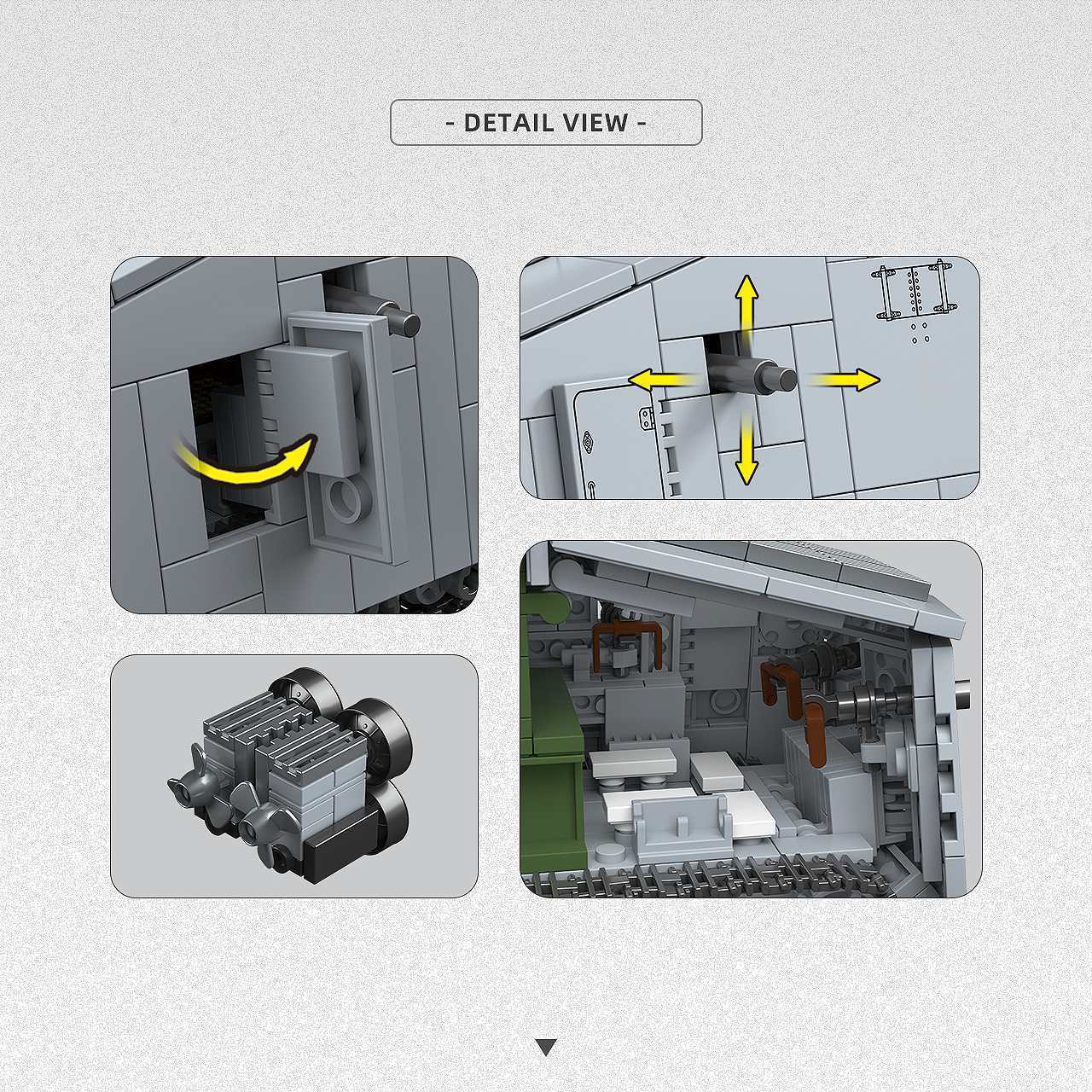 Ensemble de construction de vé - Lego Compatible Military Tank avis et prix