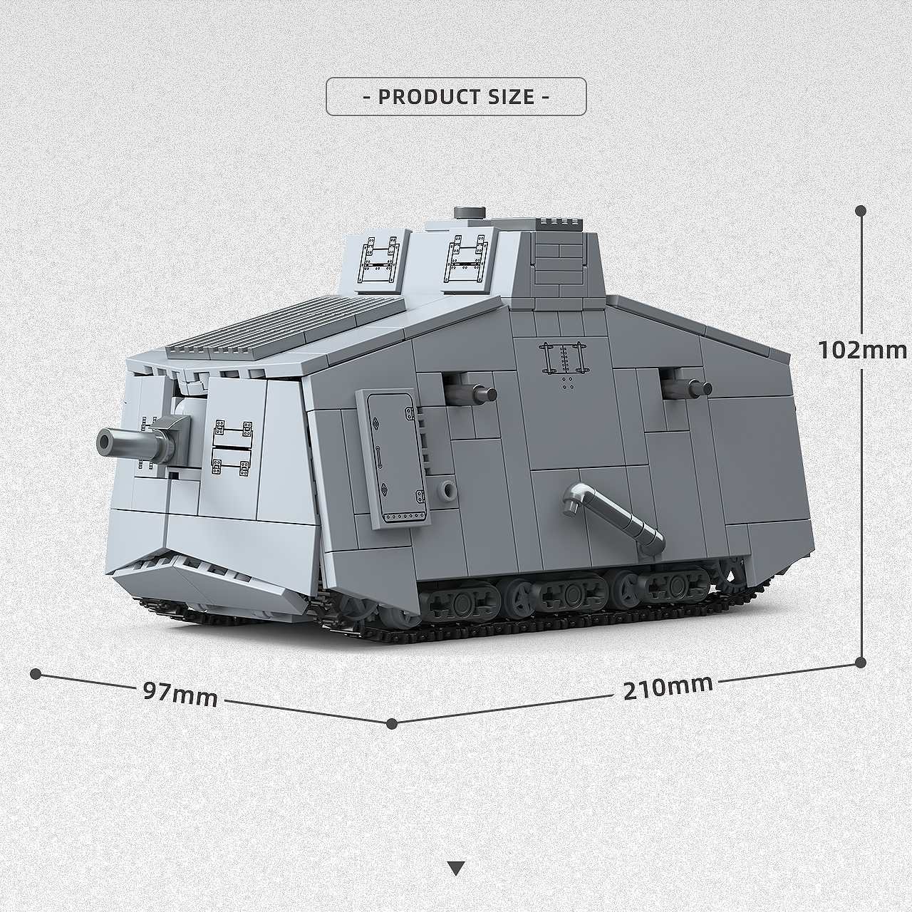Ensemble de construction de vé - Lego Compatible Military Tank avis et prix