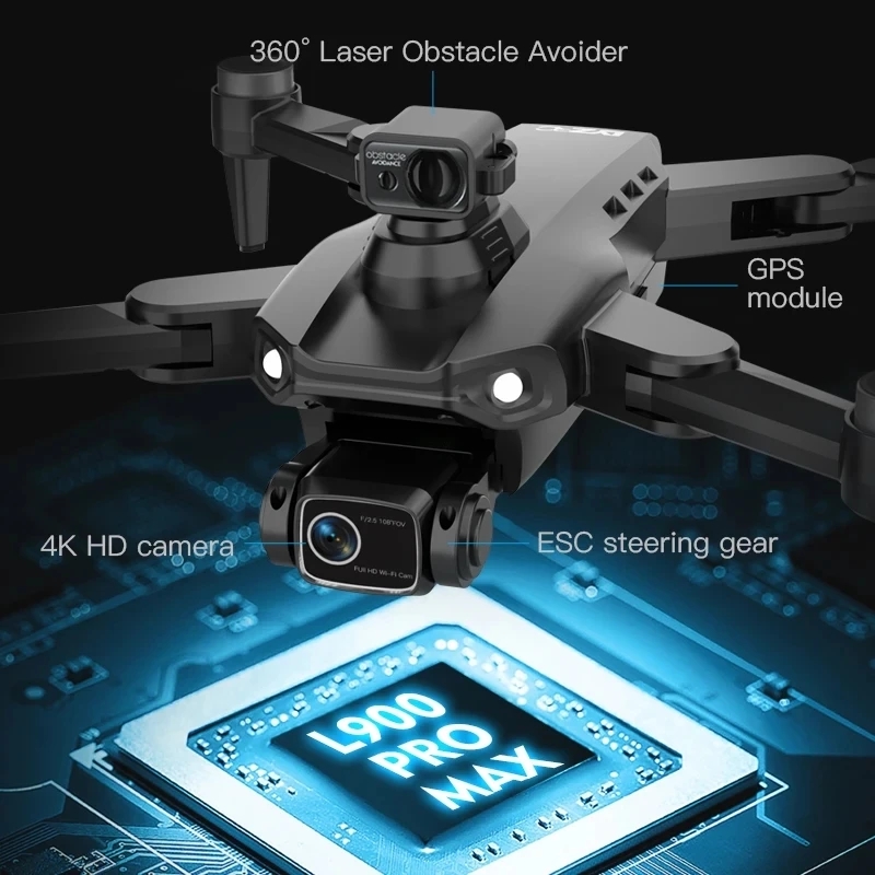 Drone GPS L900 Pro MAX 4K prof - Fpv Brushless Rc Drone 4K avis et prix