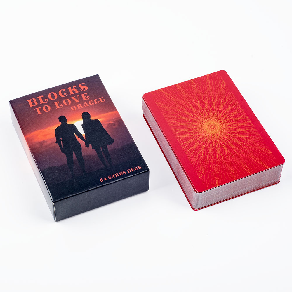 Blocs d'amour Oracle 64 cartes - Tarot Cards Deck With Guidebook avis et prix
