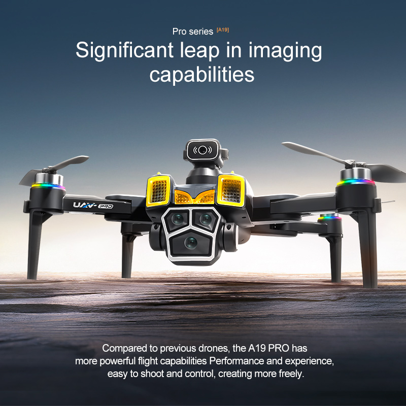 Drone A19 PRO original, photog - Fpv Brushless Rc Drone 4K avis et prix