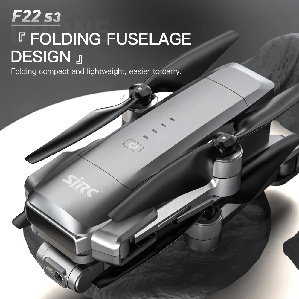 Drone pliable SJRC F22 S3 pro  - Fpv Brushless Rc Drone 4K avis et prix