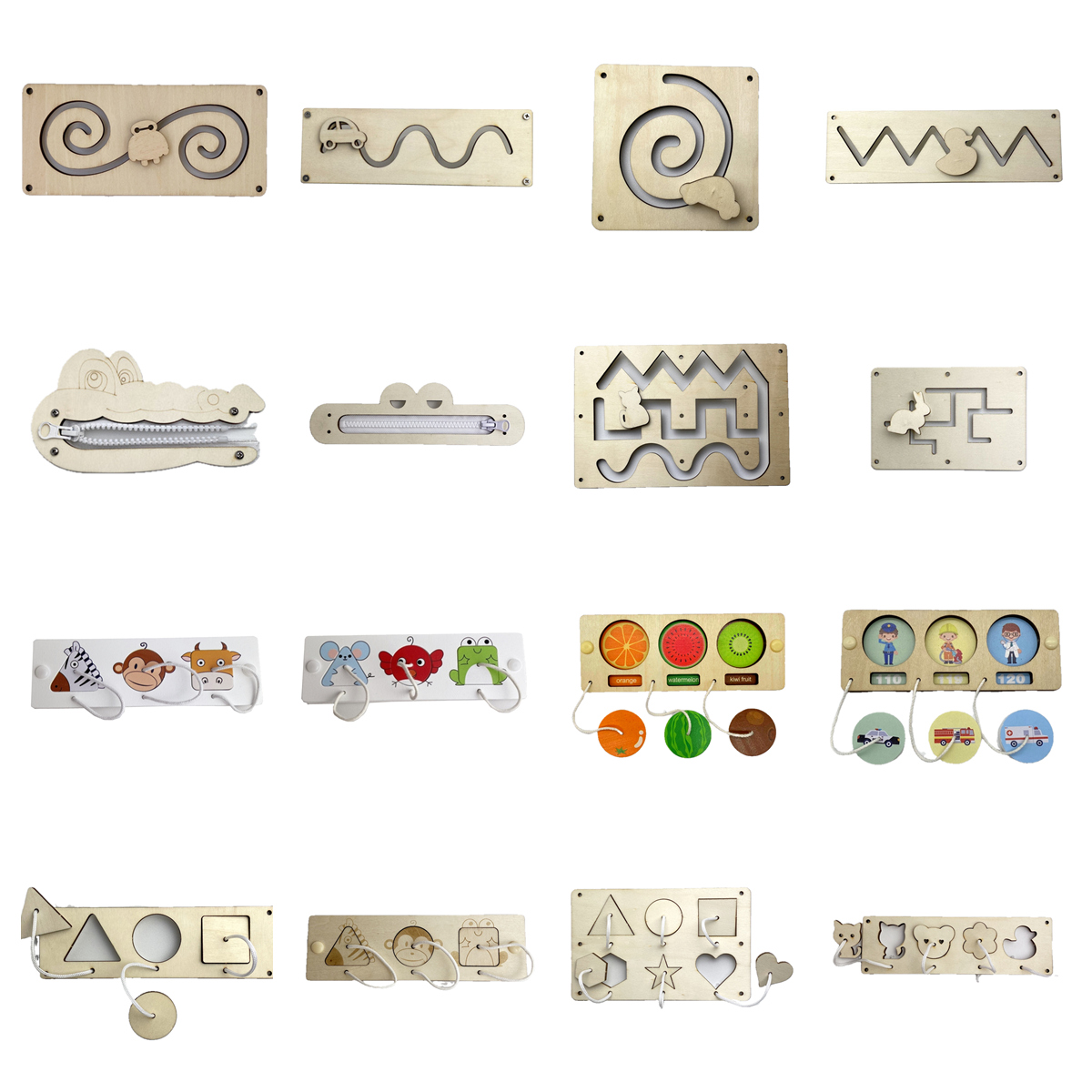 Planche de Bricolage Montessor - Montessori Wooden Busy Board Toddler avis et prix