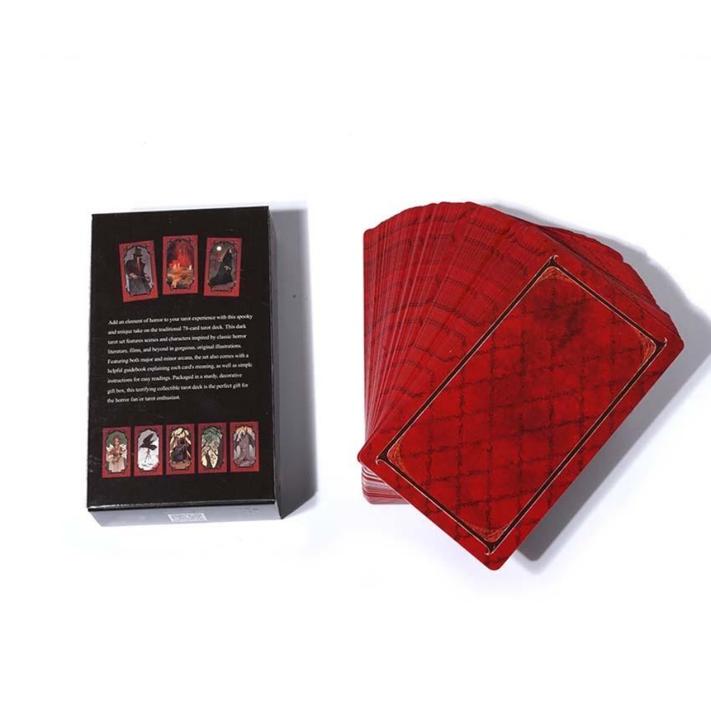 Jeu de cartes de tarot d'horre - Tarot Cards Deck With Guidebook avis et prix