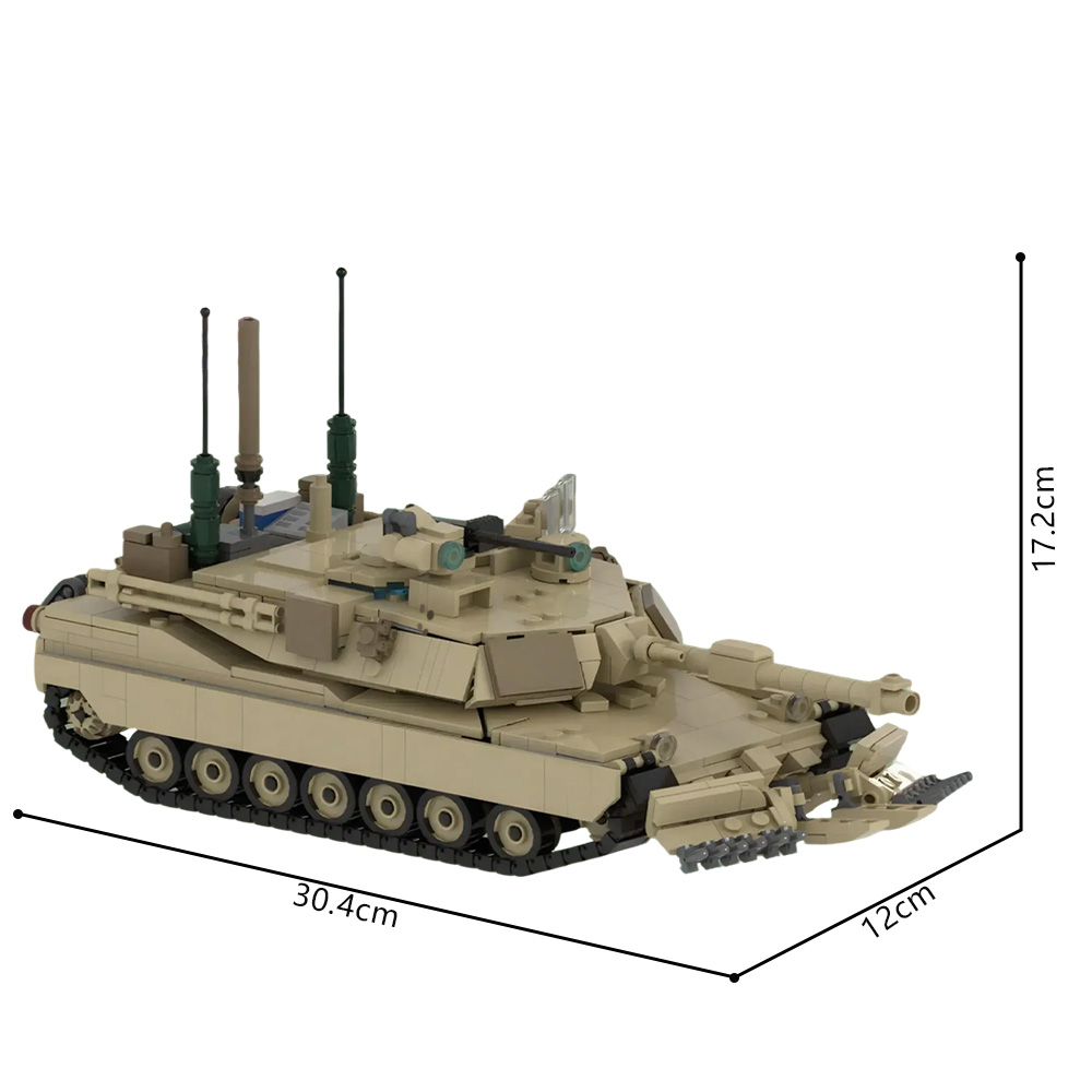 Blocs de construction MOC M1A2 - Lego Compatible Military Tank avis et prix
