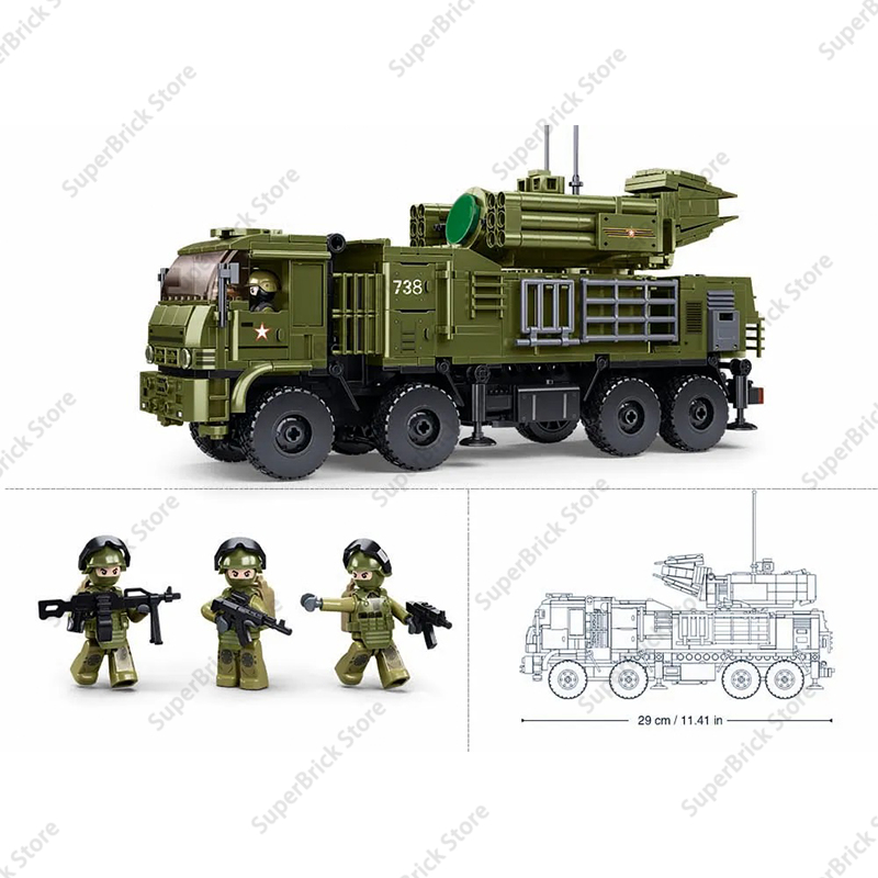 Sluban – nouveaux blocs de con - Lego Compatible Military Tank avis et prix
