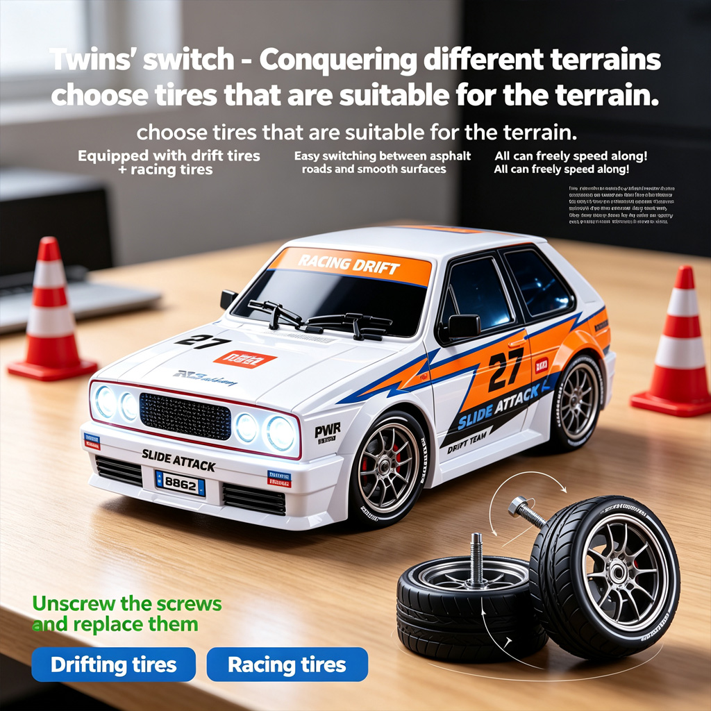 NOUVELLE Voiture RC Drift S60  - Rc Drift Car 1 24 Scale 4Wd avis et prix