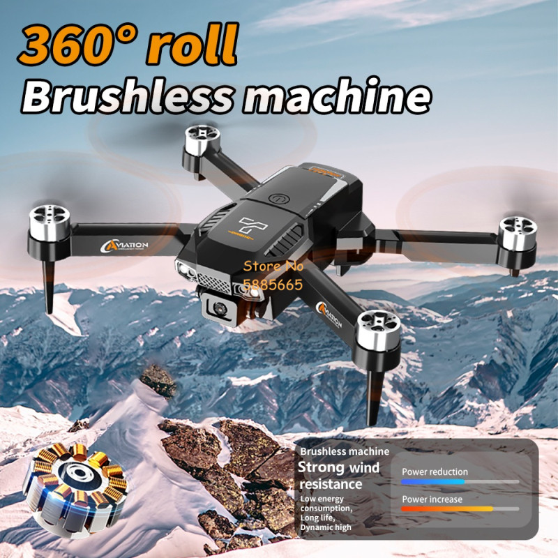 Drone télécommandé pliable, ca - Fpv Brushless Rc Drone 4K avis et prix