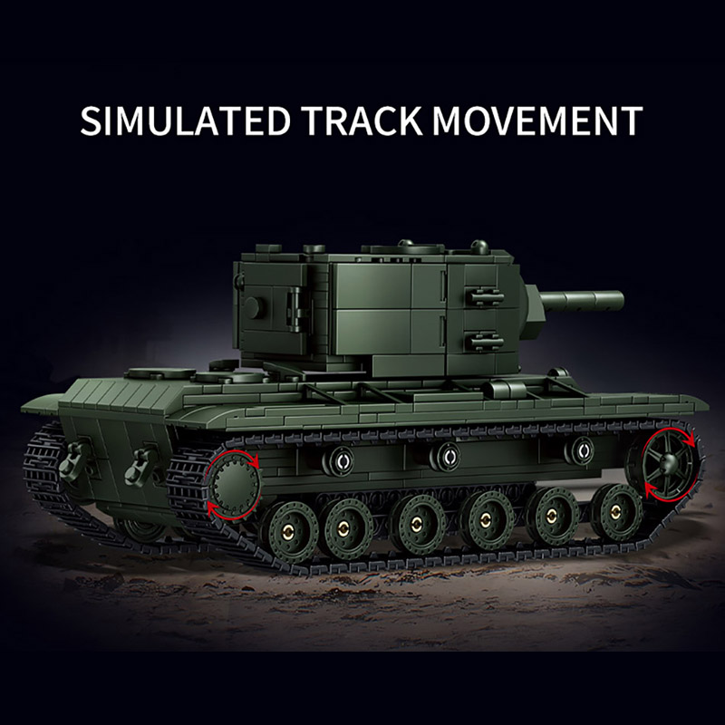 Modèle de char lourd soviétiqu - Lego Compatible Military Tank avis et prix
